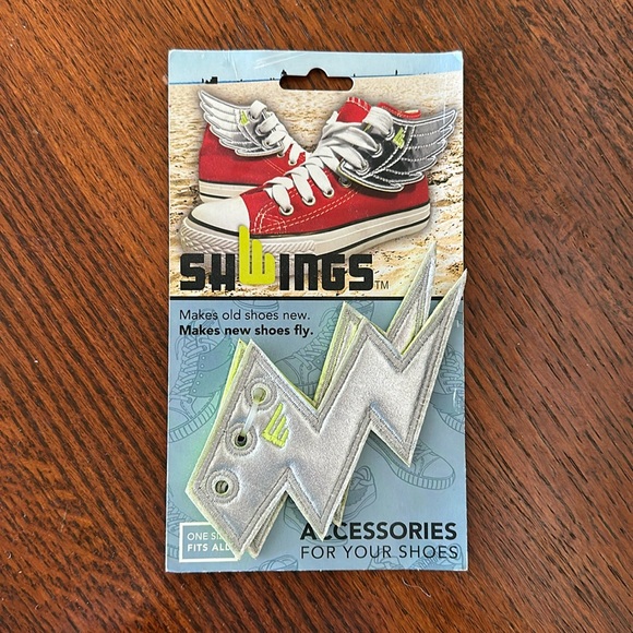 Shwings Shoe Wings Thunderbolt BRAND NEW - Picture 1 of 3
